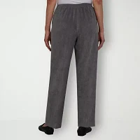 Alfred Dunner Classics Womens Mid Rise Straight Corduroy Pant