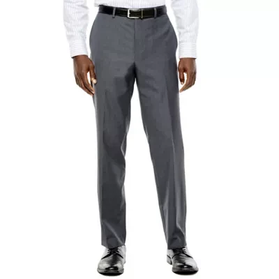 Collection by Michael Strahan Gray Weave Flat-Front Suit Pants - Classic Fit