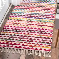 nuLoom Flatweave Rainbow Albina Rug