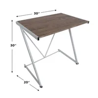 Urban Shop Z-Shaped Student Desk