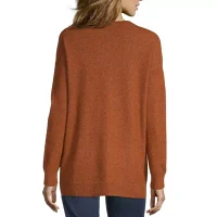 a.n.a Womens V Neck Long Sleeve Pullover Sweater