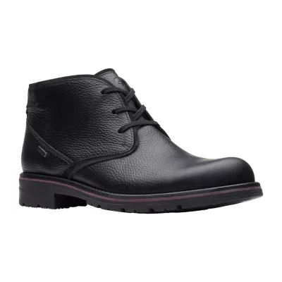 Clarks Mens Morris Peak Flat Heel Lace Up Boots