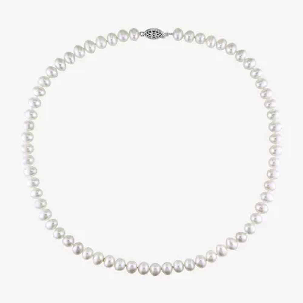 White Strand Necklace