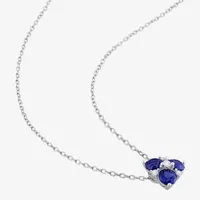 Lab Created Blue Sapphire Sterling Silver 2-pc. Jewelry Set