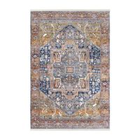 nuLoom Ethel Medallion Fringe Indoor Rectangular Area Rug