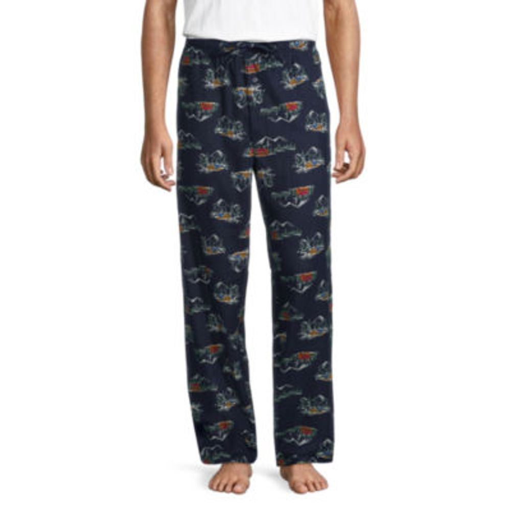 St. John's Bay Flannel Mens Big Pajama Pants