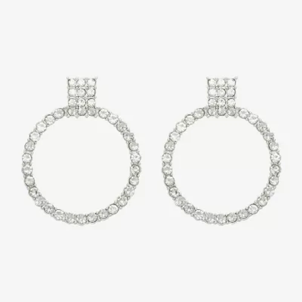 Mixit Hypoallergenic Silver Tone Drop Earrings