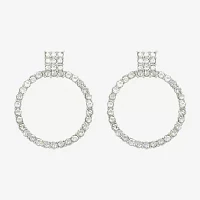 Mixit Hypoallergenic Silver Tone Drop Earrings
