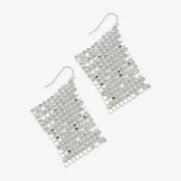 Mixit Hypoallergenic Silver Tone Drop Earrings