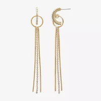 Mixit Hypoallergenic Gold Tone Drop Earrings