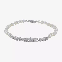 White Cultured Freshwater Pearl Strand Bracelets