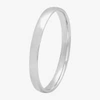 Personalized 2mm Comfort Fit Domed Sterling Silver Wedding Band