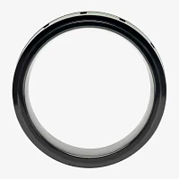 8mm Stainless Steel Black Band