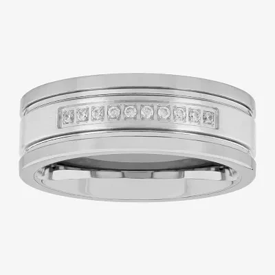 8MM 1/10 CT. T.W. Tungsten Wedding Band