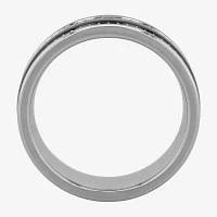 Tungsten Wedding Band, Mens 7mm