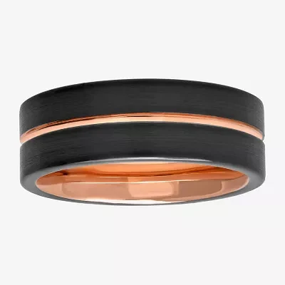 Mens 8MM Tungsten Wedding Band