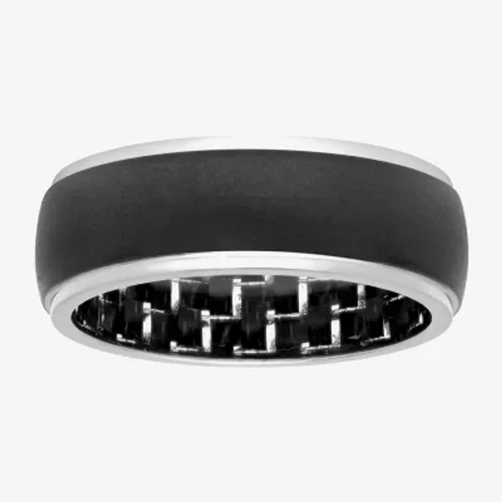 8MM Stainless Steel Wedding Band