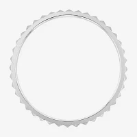 10K White Gold Wedding Band