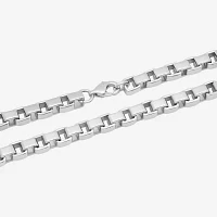 Mens Stainless Steel 24" 5mm Box Chain Necklace