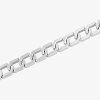 Stainless Steel 8 3/4 Inch Solid Link Bracelet