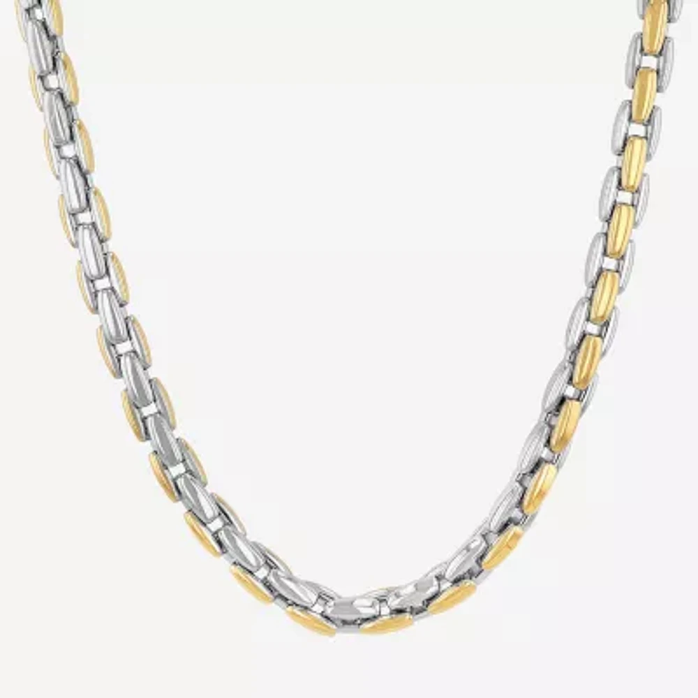 Men's Horseshoe Link Necklace Stainless Steel