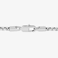 Mens 1/2 CT. T.W. Black Diamond Stainless Steel Cross 24 Inch Pendant Necklace