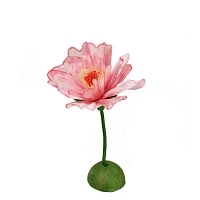 24'' Pink and Green Spring Floral Artificial Craft Stem