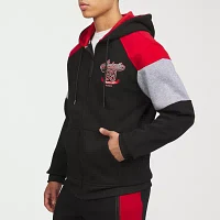 Akademiks Mens Long Sleeve Zipper Hoodie