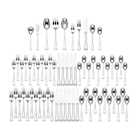 Lenox Portola 65-pc. 18/10 Stainless Steel Flatware Set