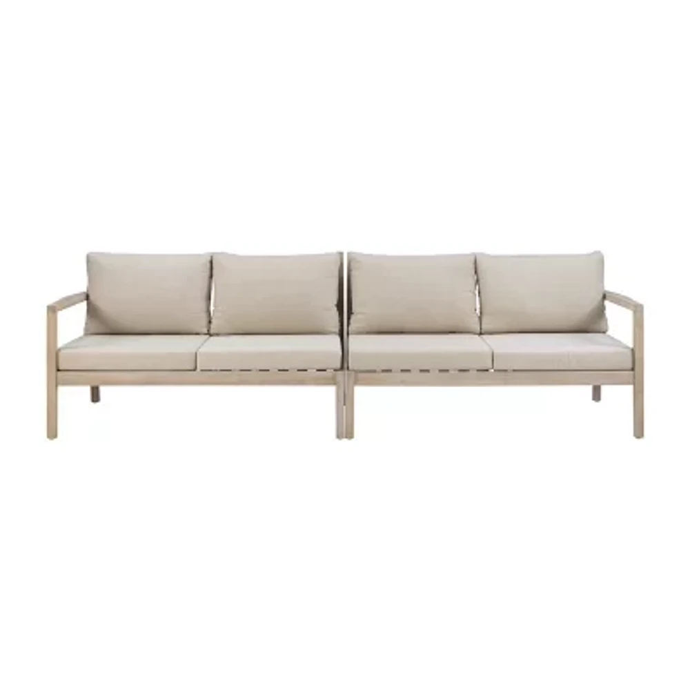 Track-Arm Upholstered Loveseat