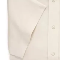 Stafford Mens Short Sleeve Wrinkle Free Oxford Button Down Collar Dress Shirt