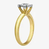 (H-I / I1) Round 1 1/2 CT. T.W. Lab Grown Diamond Bridal Set 10K or 14K Gold