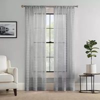 Mercantile Fiona Sheer Rod Pocket Set of 2 Curtain Panel