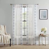 Vue Soren Sheer Rod Pocket Set of 2 Curtain Panel