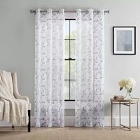 Vue Alessia Sheer Grommet Top Set of 2 Curtain Panel