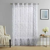 Vue Alessia Sheer Grommet Top Set of 2 Curtain Panel