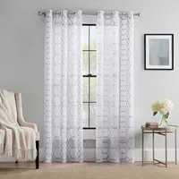 Vue Vista Sheer Grommet Top Set of 2 Curtain Panel