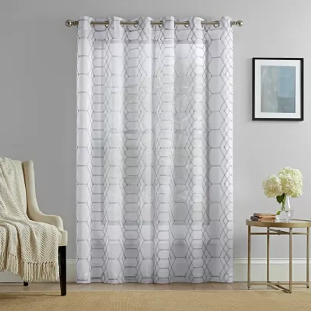 Vue Vista Sheer Grommet Top Set of 2 Curtain Panel