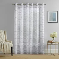 Vue Vista Sheer Grommet Top Set of 2 Curtain Panel