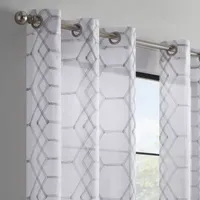 Vue Vista Sheer Grommet Top Set of 2 Curtain Panel