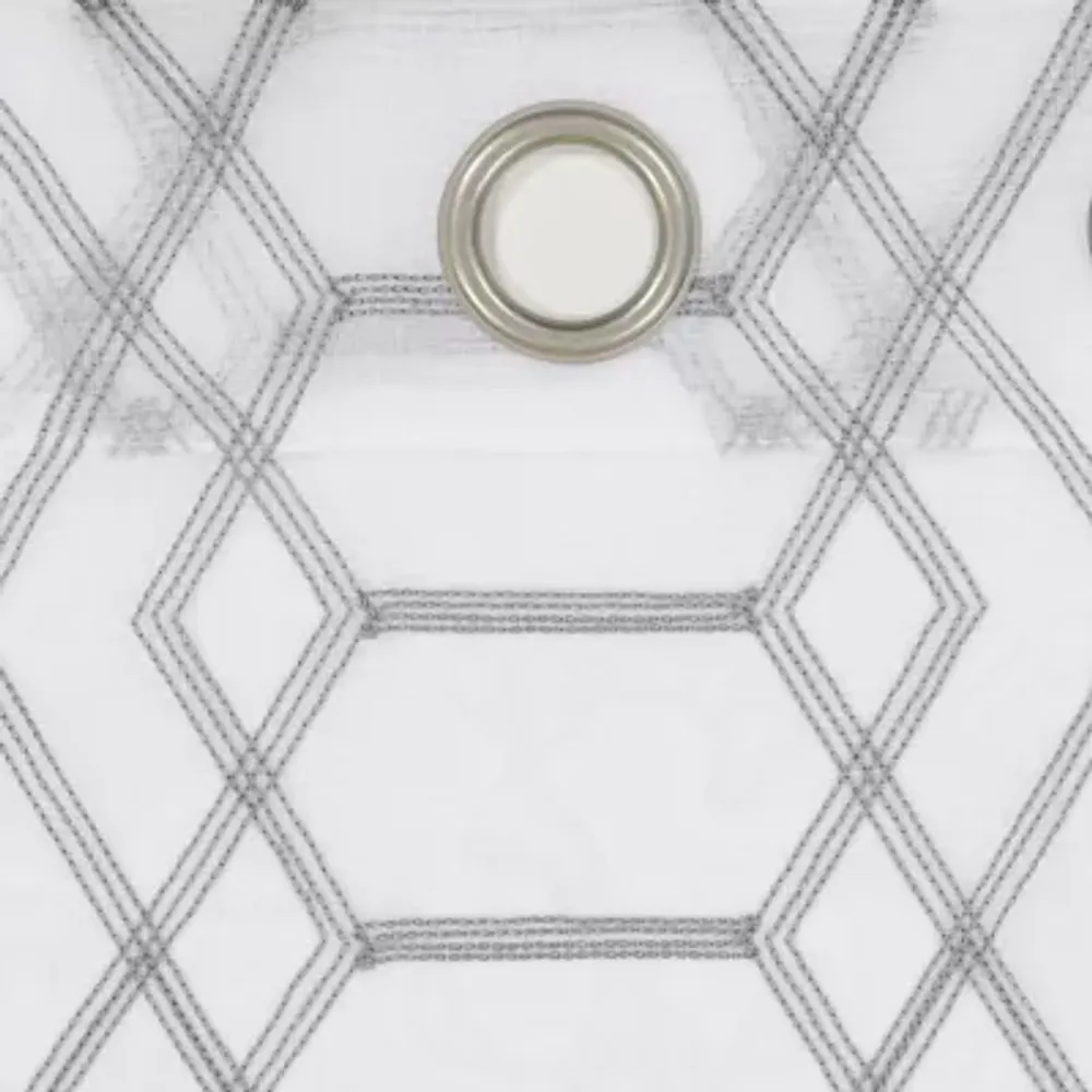 Vue Vista Sheer Grommet Top Set of 2 Curtain Panel