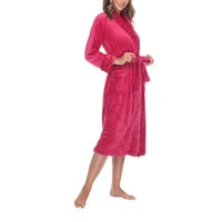 White Mark Womens Long Sleeve Length Robe