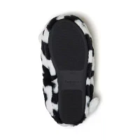 Dearfoams Adult Critter Closed Back Womens Slip-On Slippers