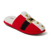 Dearfoams Holiday Novelty Scuff Unisex Adult Slip-On Slippers