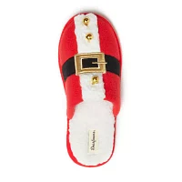 Dearfoams Holiday Novelty Scuff Unisex Adult Slip-On Slippers