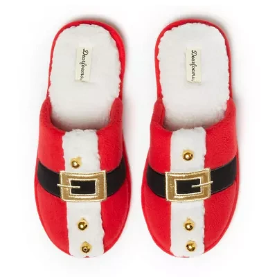 Dearfoams Holiday Novelty Scuff Unisex Adult Slip-On Slippers