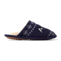 Dearfoams Novelty Knit Scuff With Eyemask Womens Slip-On Slippers