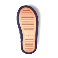 Dearfoams Novelty Knit Scuff With Eyemask Womens Slip-On Slippers