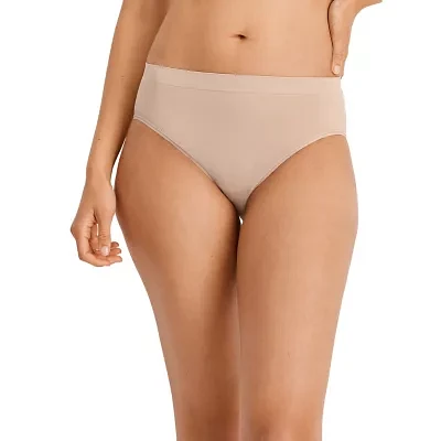 Jockey 1 Pair Average + Full Figure Seamless High Cut Panty 3788