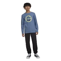 Hurley Big Boys Crew Neck Long Sleeve Thermal Top